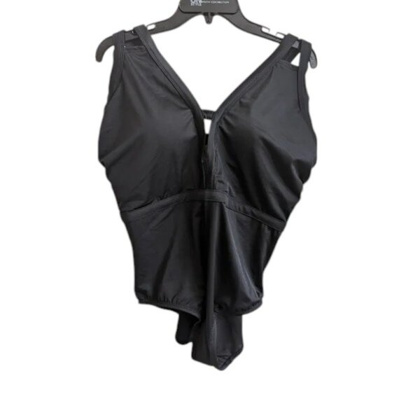 TRIMSHAPER One Piece Bathing Suit NWT - Picture 1 of 6
